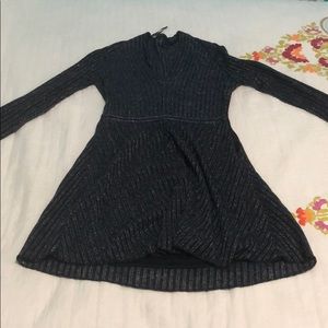 Zara navy blue short dress